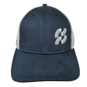 Ferguson Facilities Supply Strapback Trucker Hat Blue OS Adjustable Mesh Back